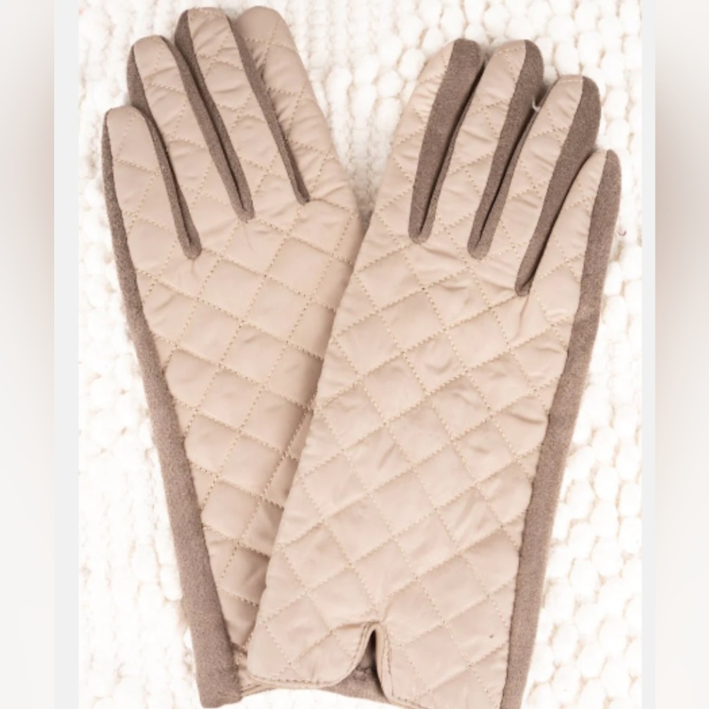 Quilted Smart Touch Gloves